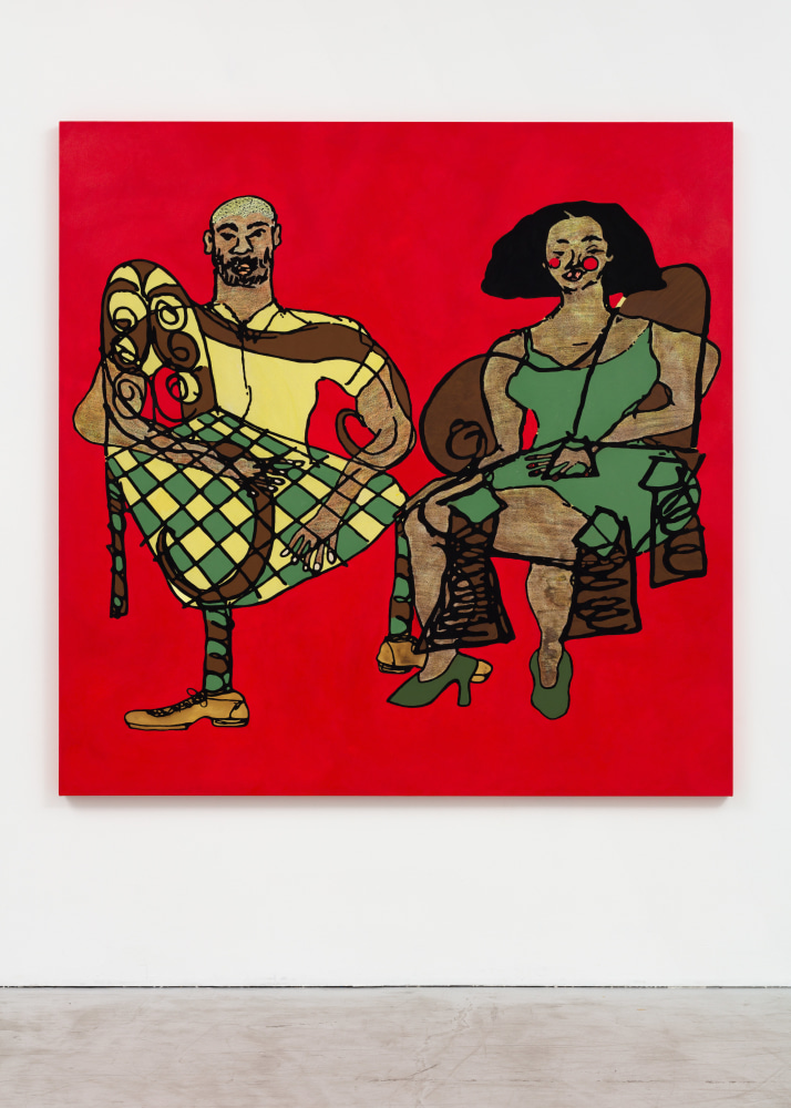 Work by Tschabalala Self