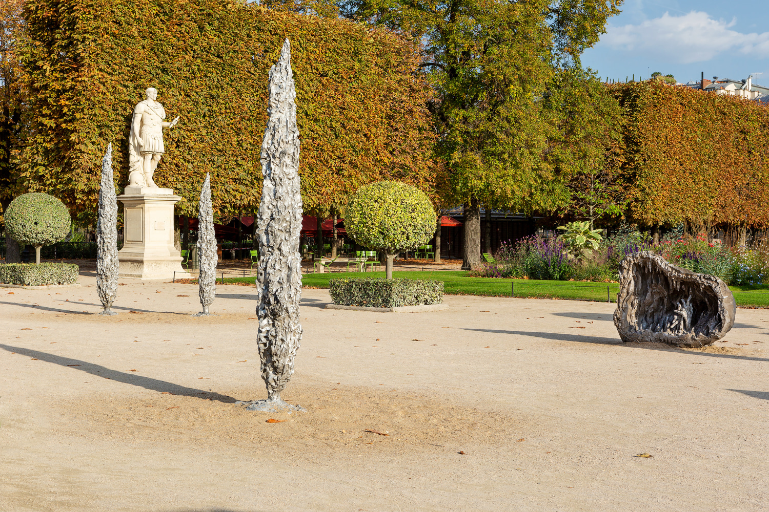 Installation view of sculptures by Jean-Marie Appriou