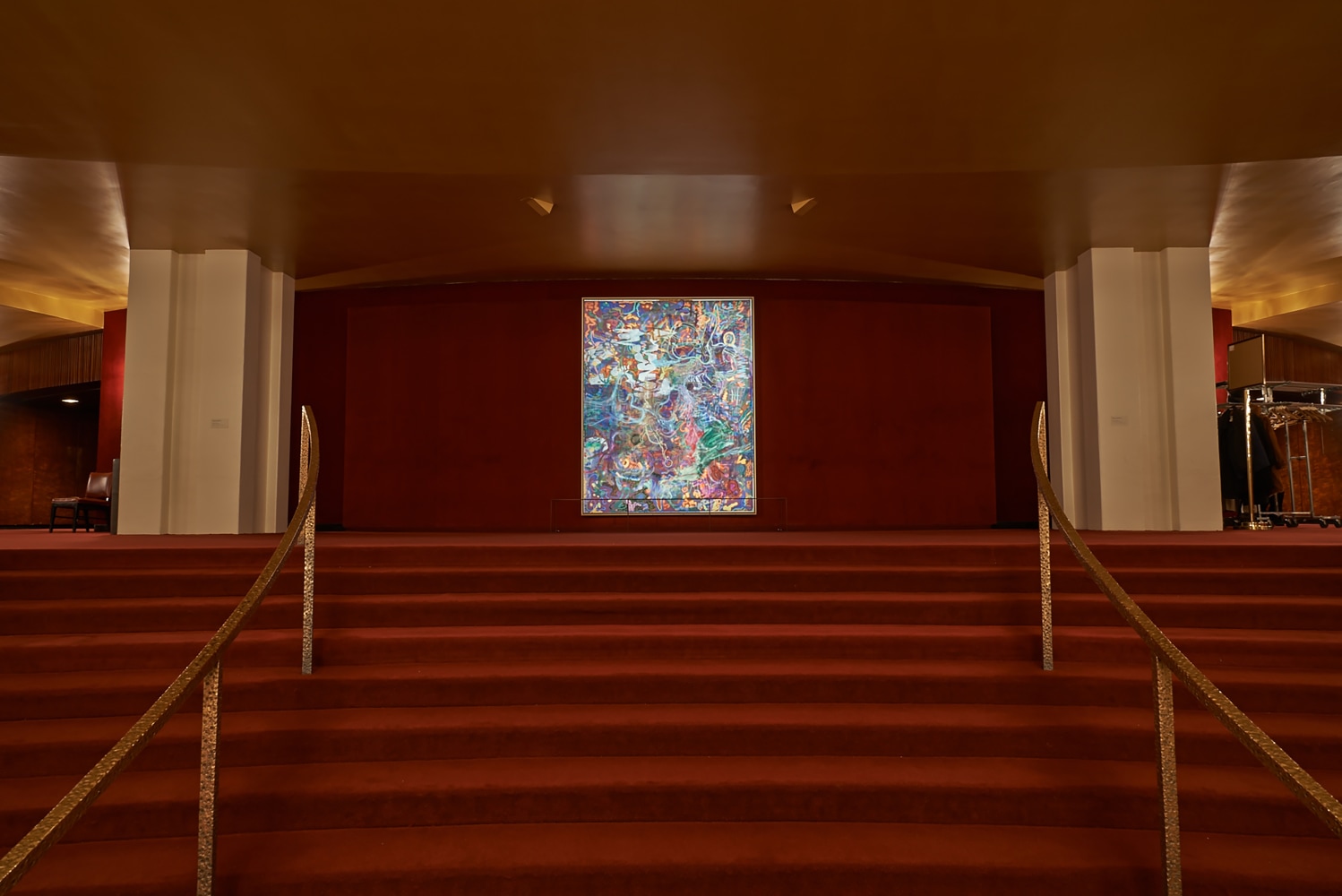 Installation view of paintings by Michael Williams