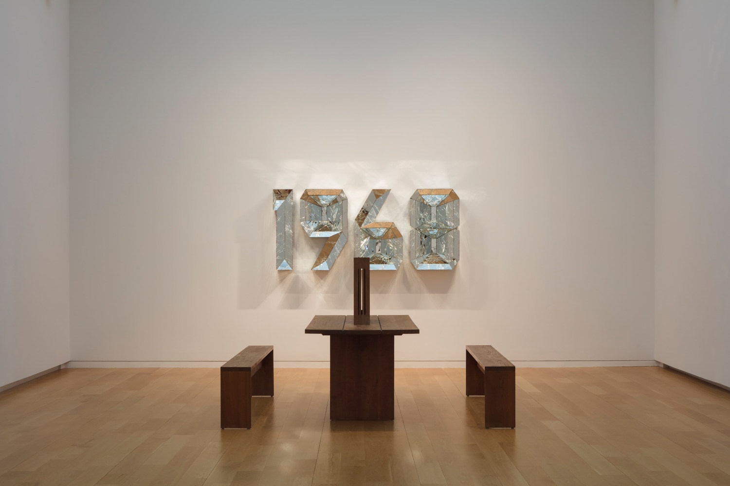 Installation view of Works by Doug Aitken