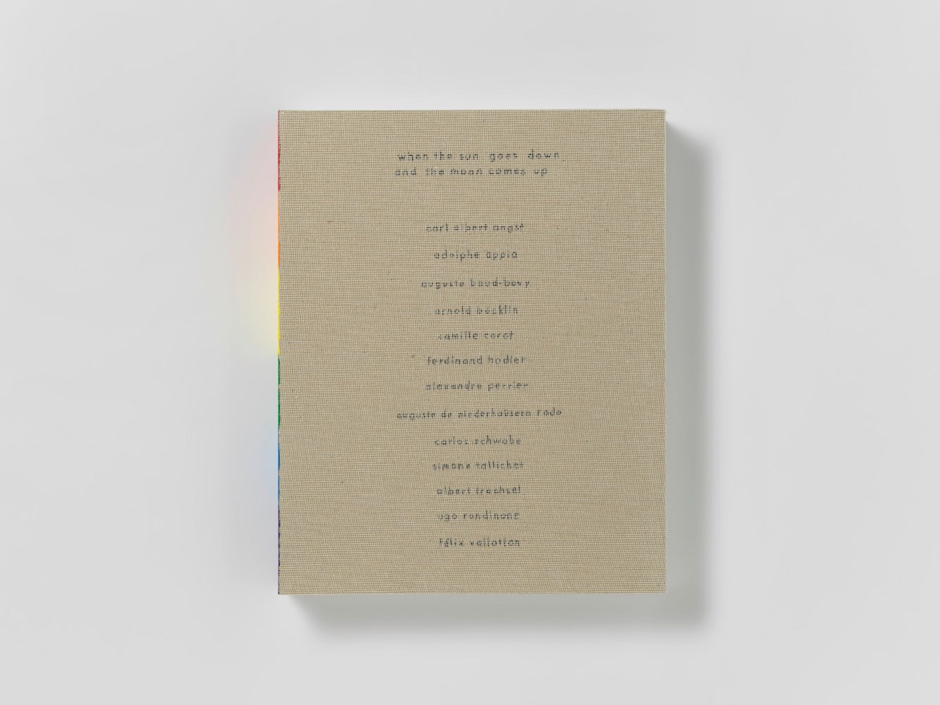 image publication Ugo Rondinone