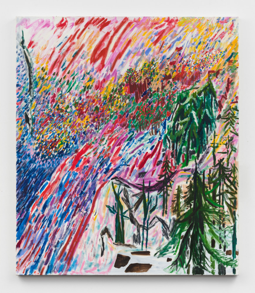 Painting by Shara Hughes