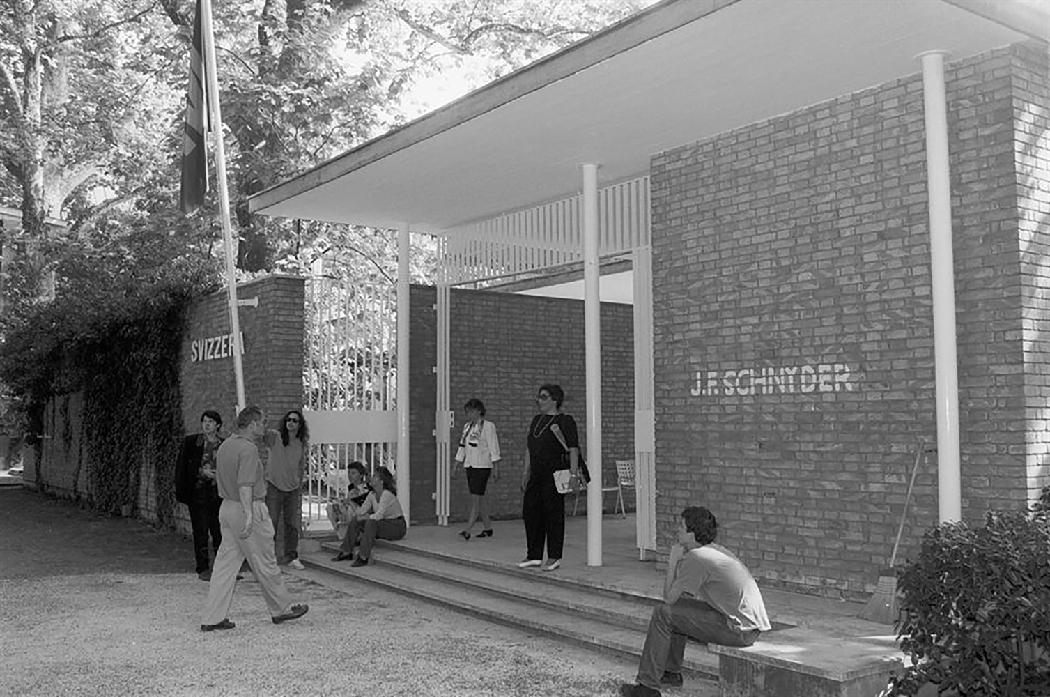 Installation view of paintings by Jean-Frédéric Schnyder