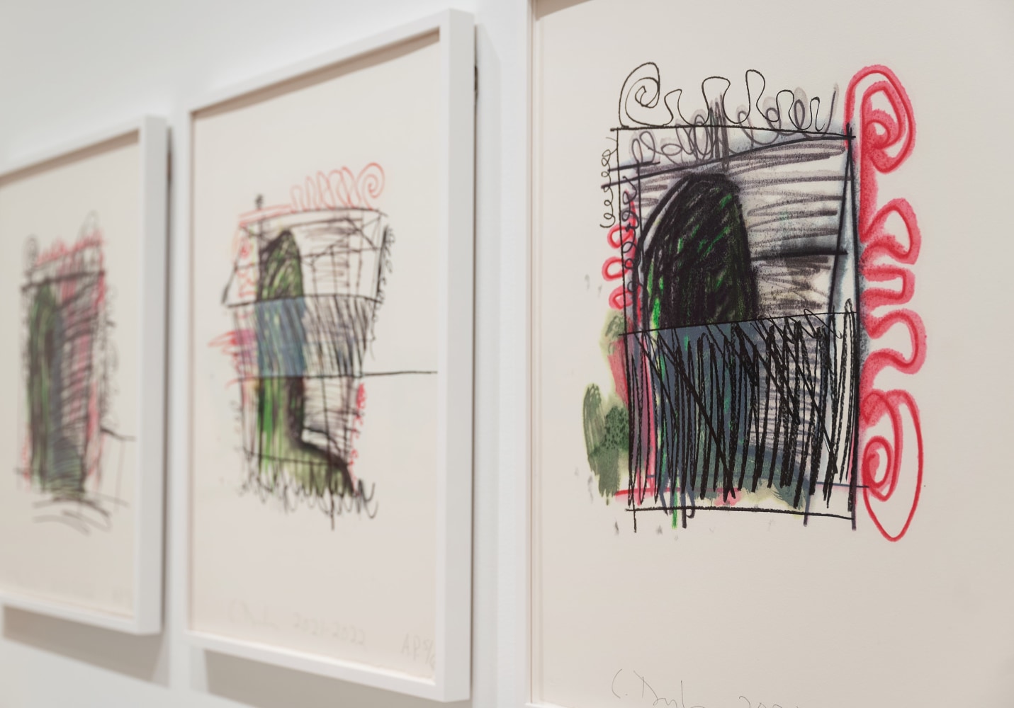 installation view Carroll Dunham Nasjonalmuseet Oslo