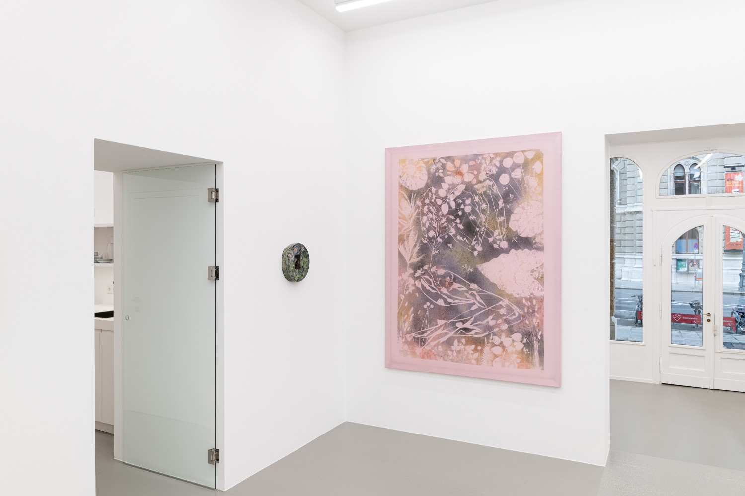 Installation view, Sam Falls, Vienna