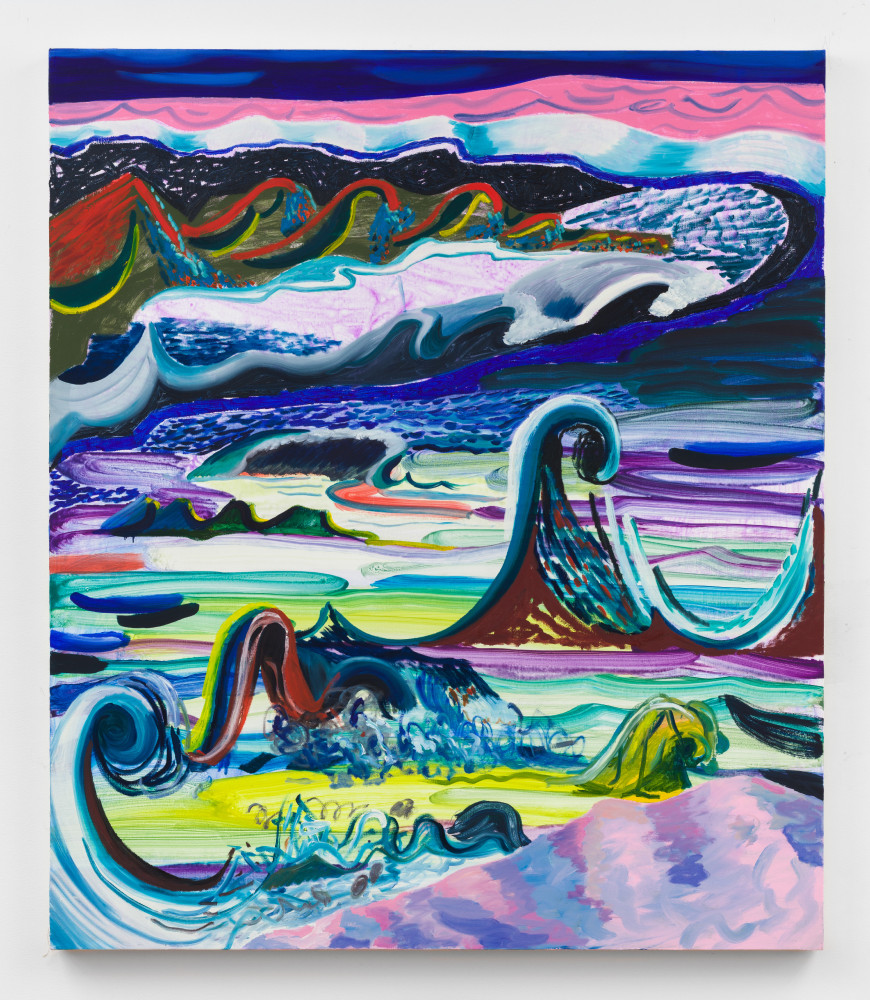 Painting by Shara Hughes