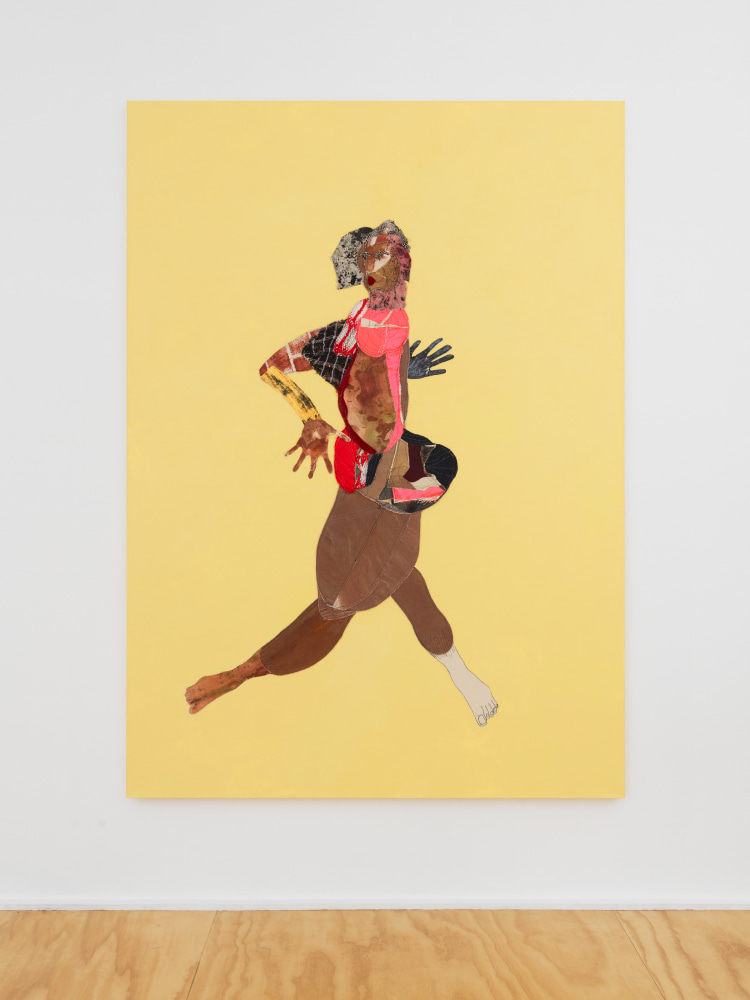 Painting by Tschabalala Self