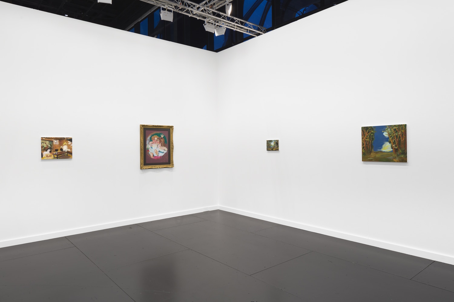 Installation view, Karen Kilimnik, Frieze New York,&amp;nbsp;2021