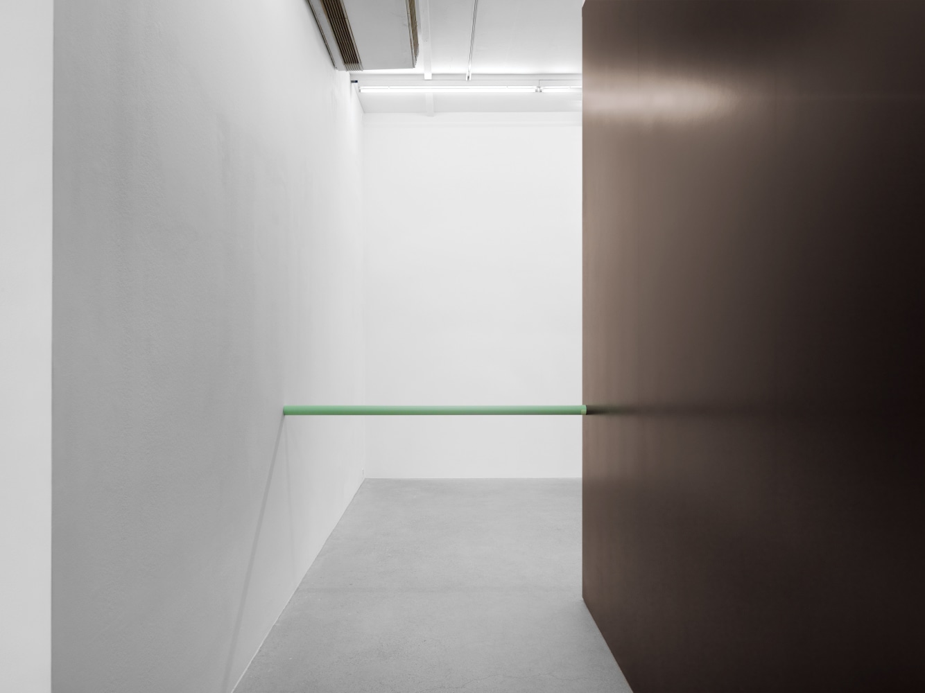 Installation view of Gerwald Rockenschaub wall painting installations and wall works