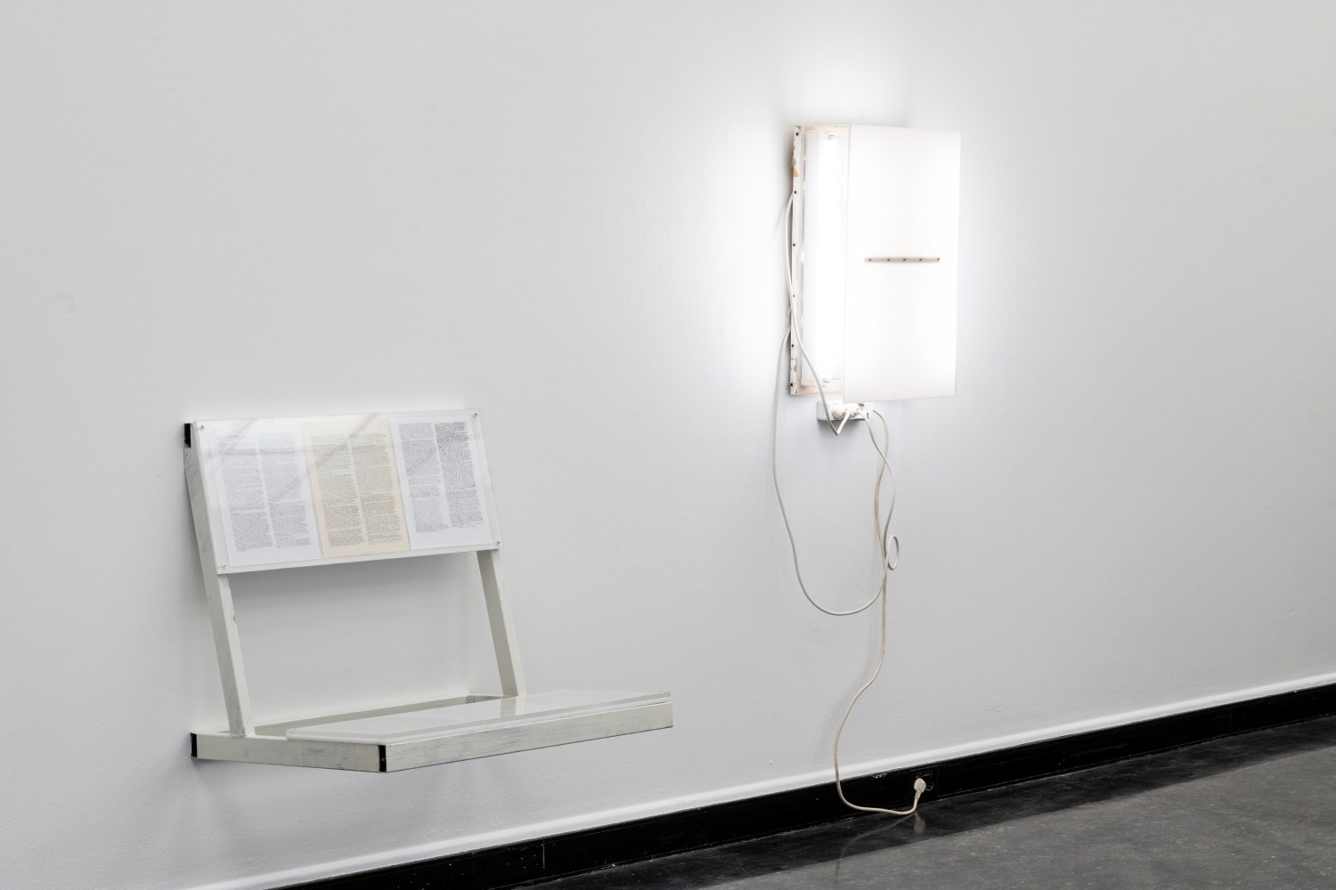 installation view oscar tuazon bergen