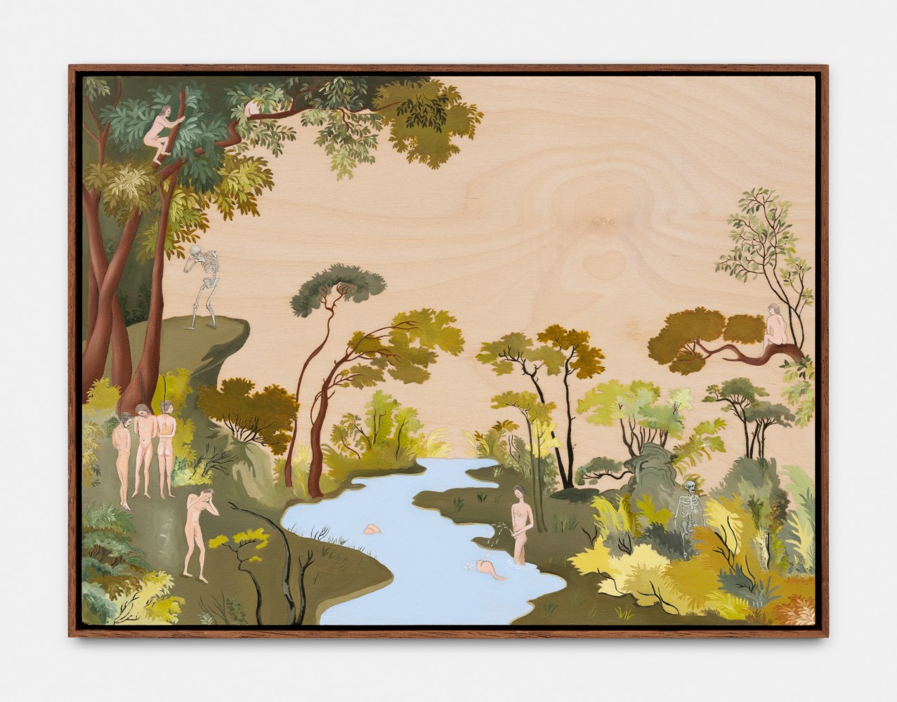 Sanam Khatibi, Figures in a Garden, 2021