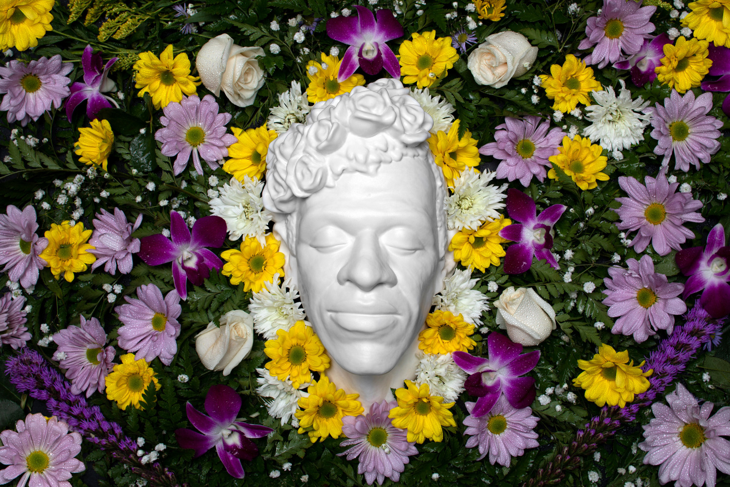 Carlos Motta
Marsha P. Johnson from the series Still Lives, 2021
archival inkjet print
30 x 45 ins.
76.2 x 114.3 cm
edition of 6 plus 2 artist&amp;#39;s proofs (#1/6)