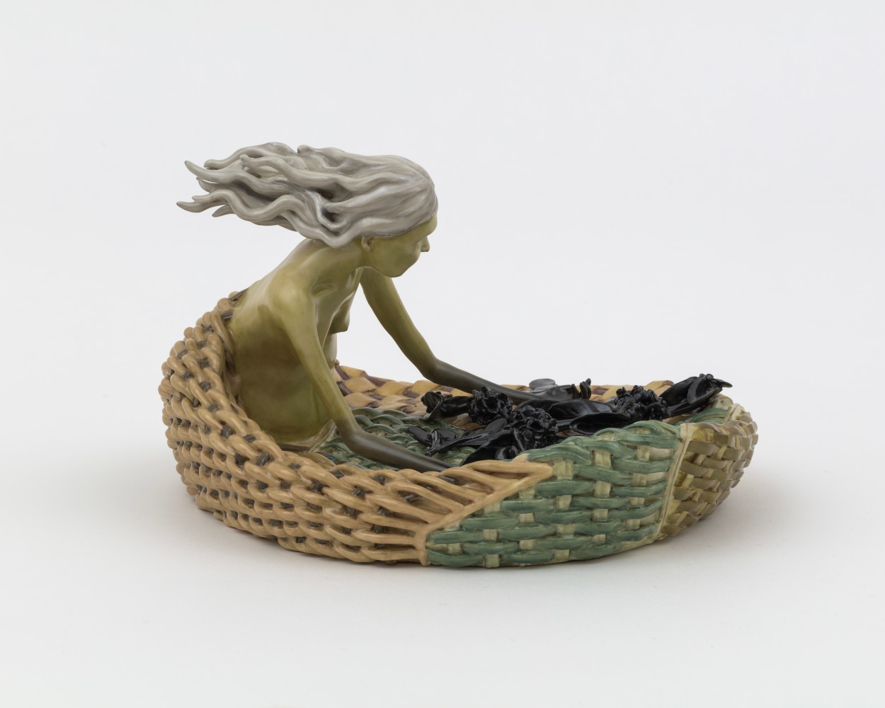 Jessica Stoller
Untitled (Eve&amp;rsquo;s herbs), 2022
porcelain, glaze
5 x 9 x 8 ins.
12.7 x 22.9 x 20.3 cm