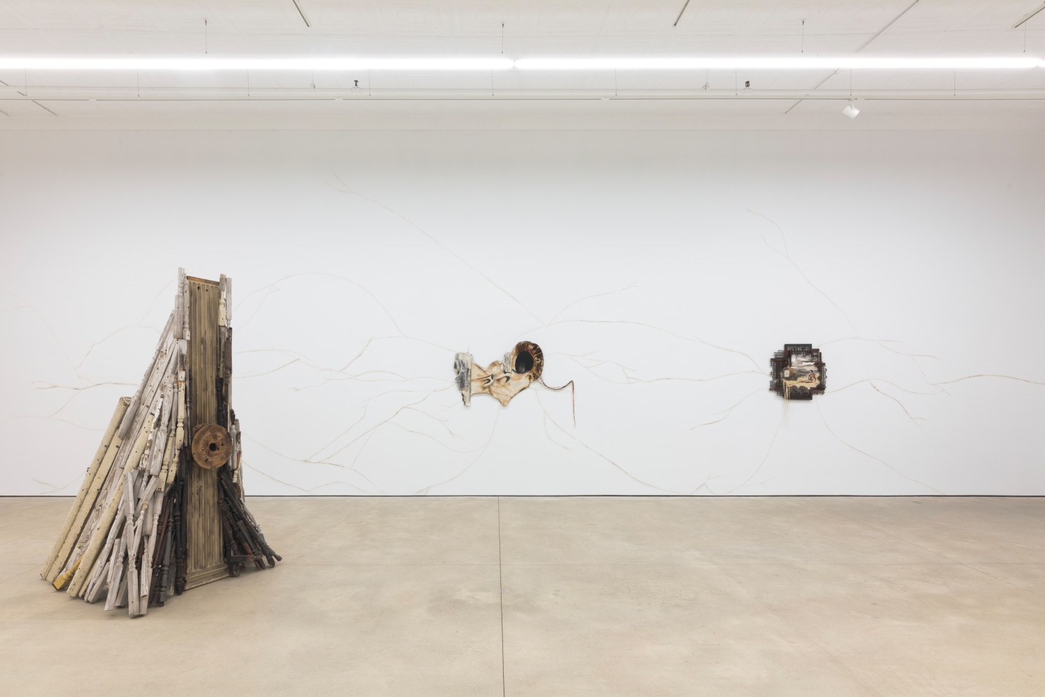 Chiffon Thomas, Staircase to the Rose Window, install 5