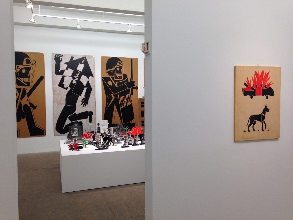 New Works and the Avenue A Cut-Out Theatre, install 1