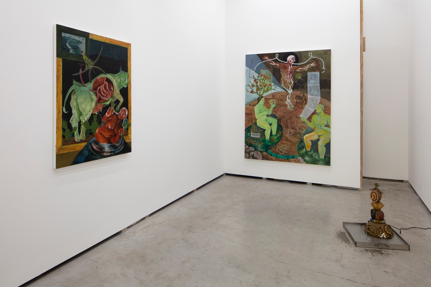 The snake sings backwards (Installation View) Lodos Gallery, Condo Mexico City, Mexico, April 11 &amp;ndash; May 25, 2024. Photo: Ramiro Chaves.