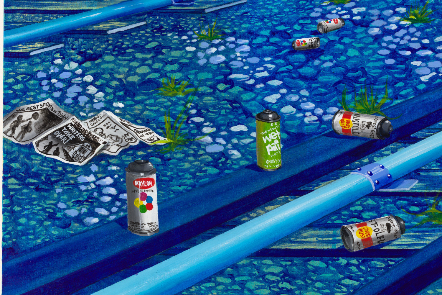 Painting by Chris &quot;Daze&quot; Ellis