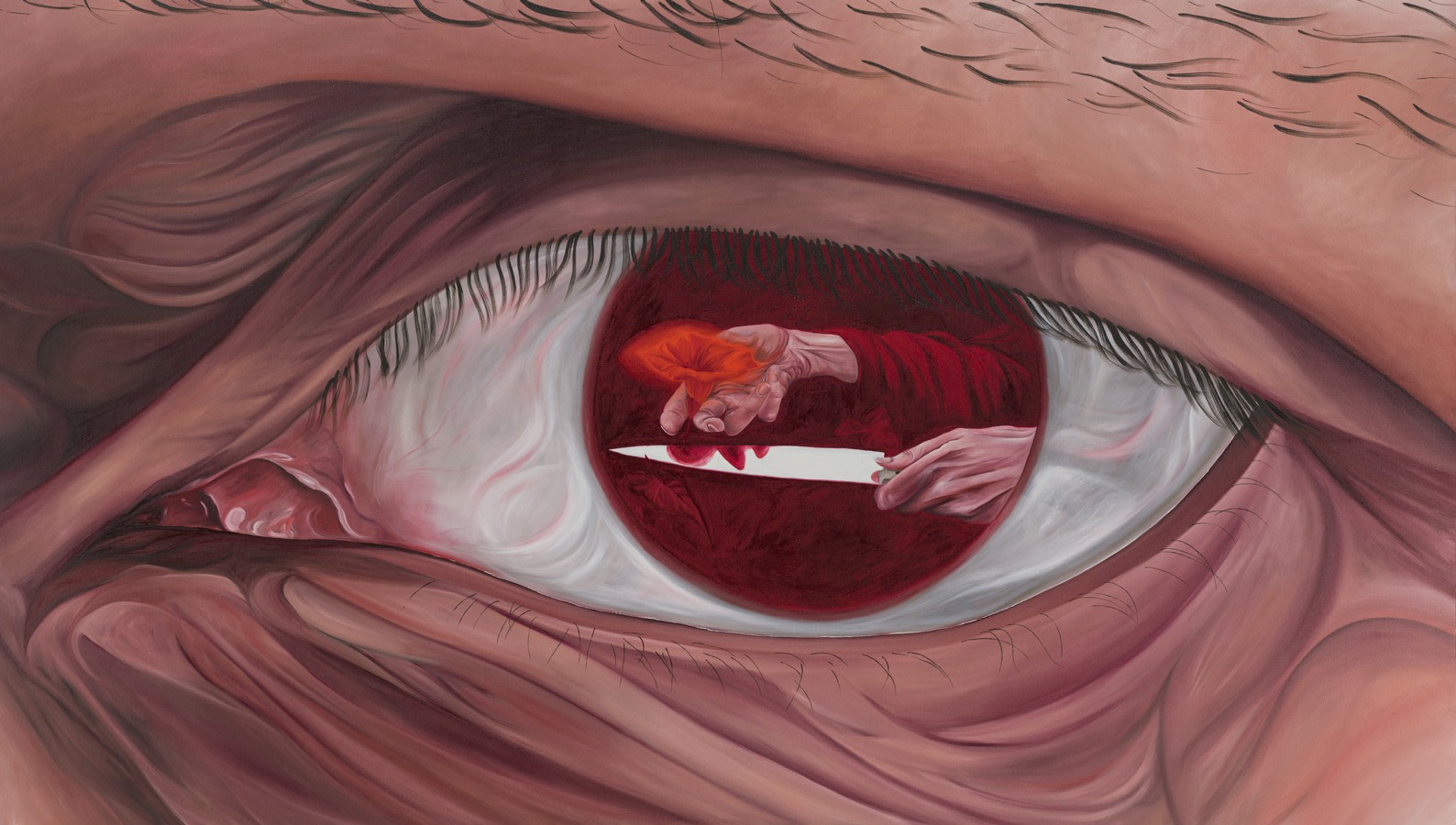 Srijon Chowdhury
Eye (Morning Glory), 2022
Oil on linen
72 x 126 ins.
182 x 320 cm
&amp;nbsp;