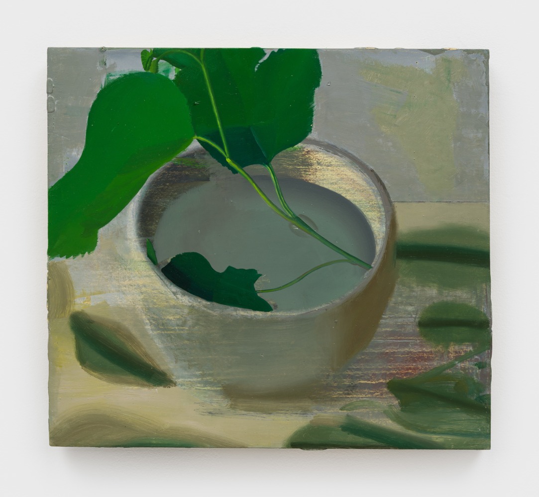 Phoebe Helander
Branch with surface tension, 2025
oil on wood
11 3/8 x 12 1/2 x 1 1/8 ins.
28.9 x 31.8 x 2.9 cm