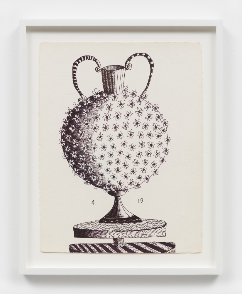 Manuel Pardo
Untitled (Urn), 2007
ink on handmade paper
61 3/8 x 49 3/8 x 1 7/8 ins.
155.9 x 125.4 x 4.8 cm