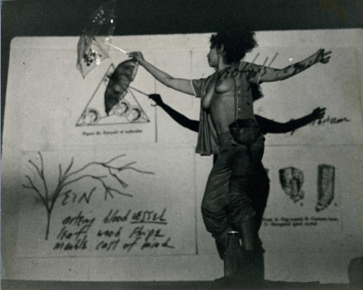 Carolee Schneemann, Fresh Blood- A Dream Morphology, 1981-86, dated, titled, signed on verso