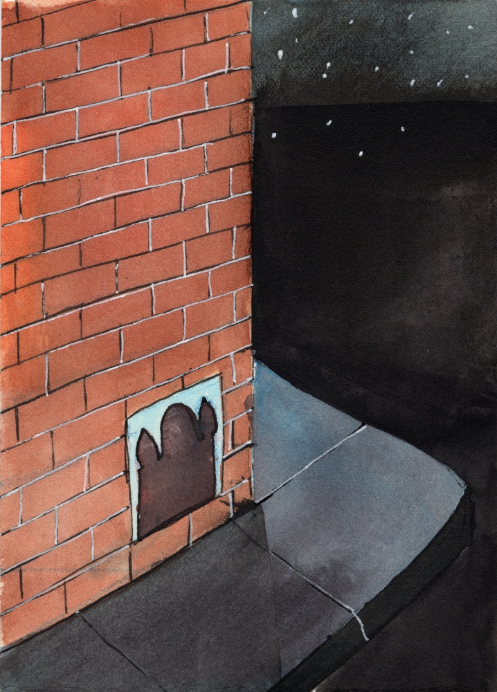 Adam Putnam
Visualization 411 (Eldfell Annex), 2023
ink on paper
5 1/2 x 4 ins.
14 x 10.2 cm