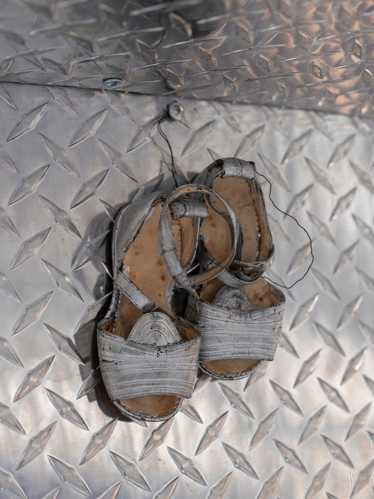 Guadalupe Maravilla: Mariposa Rel&amp;aacute;mpago, Installation view, Ballroom Marfa, November 4, 2023&amp;ndash;March 16, 2024. Image courtesy the artist and Ballroom Marfa. Photo by Makenzie Goodman.