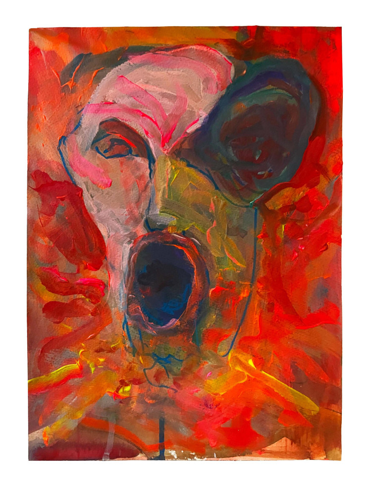 Hunter Reynolds
Untitled, 2022
mixed media on watercolor paper
14 x 10 ins.
35.6 x 25.4 cm