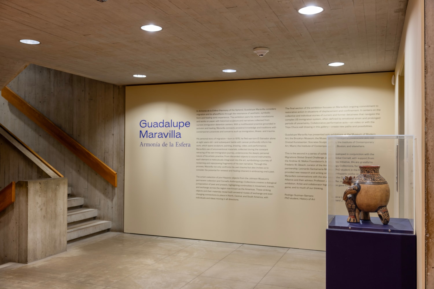 Guadalupe Maravilla: Armon&amp;iacute;a de la Esfera&amp;nbsp;(Installation View) Herbert F. Johnson Museum of Art, Ithaca, NY, January 27 &amp;ndash; June 9, 2024. Courtesy of Cornell University. Photo: Simon Wheeler.
