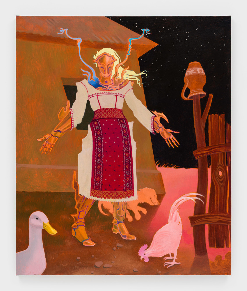 Hortensia Mi Kafchin
Dobrogean National Costume, 2024-25
oil on canvas
47 1/4 x 39 3/8 ins.
120 x 100 cm