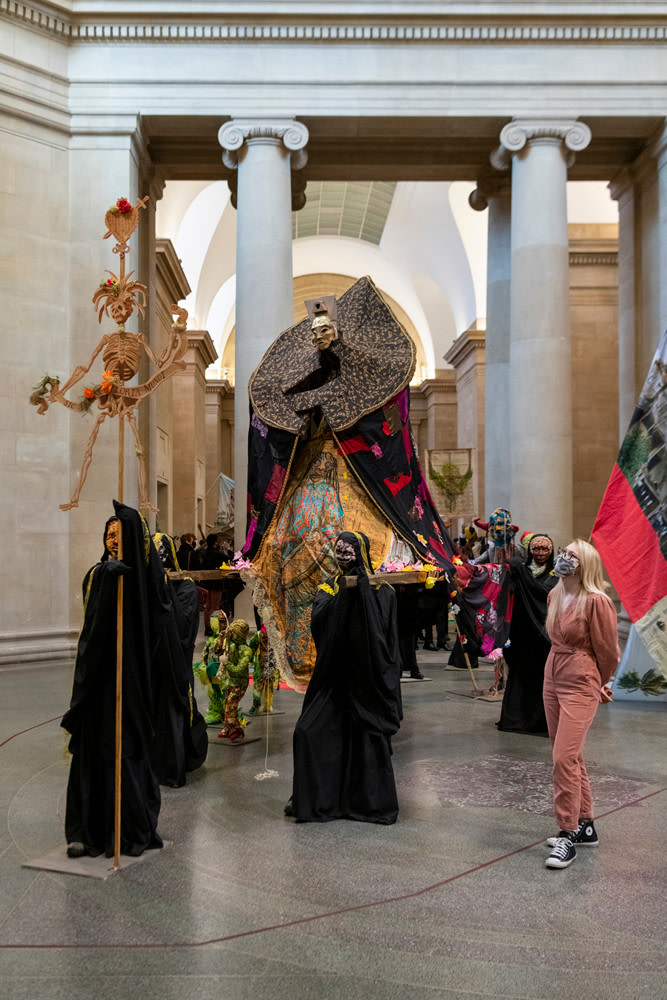 Installation View,&amp;nbsp;Hew Locke: The Procession, Tate Britain,&amp;nbsp;London, UK.&amp;nbsp;Photo by&amp;nbsp;Joe Humprhys