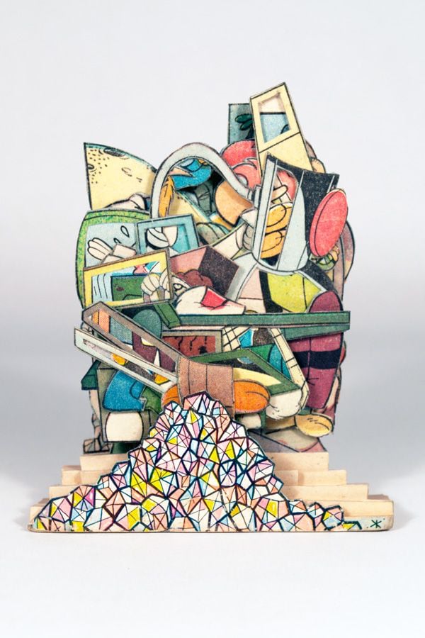 Brian Dettmer, Participation award for a fragmented memory of an abstract experience (Participant #1), 2015