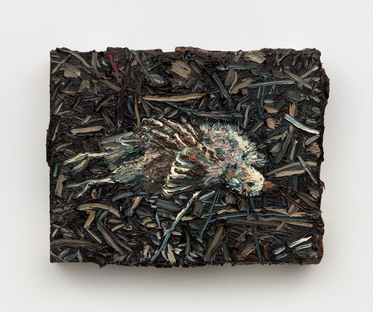 Allison Schulnik, Dead Finch