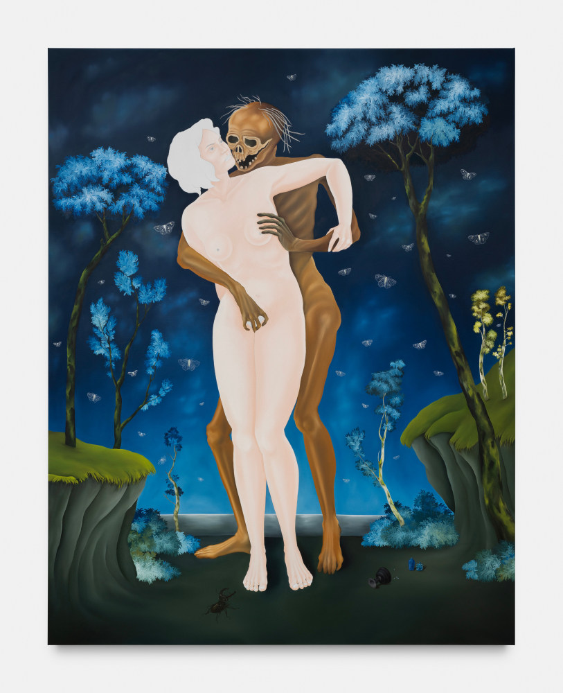 Sanam Khatibi
At Low Tide, 2023
oil and pencil on canvas
94 1/2 x 74 3/4 ins.
240 x 190 cm