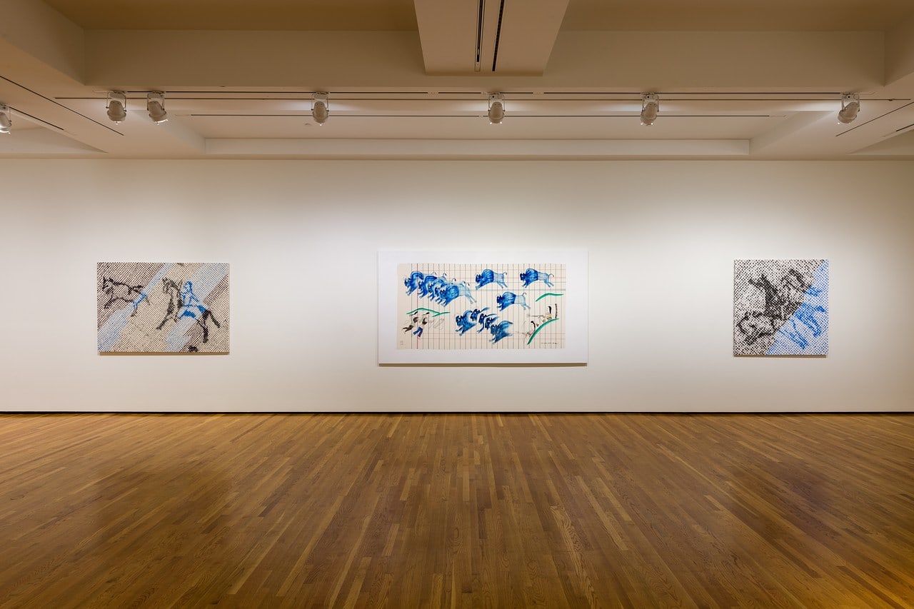 Installation view, Ishi Glinsky: Upon a Jagged Maze, Art, Design &amp;amp; Architecture Museum at UC Santa Barbara, 2022-2023. Image courtesy of Art, Design &amp;amp; Architecture Museum at UC Santa Barbara.