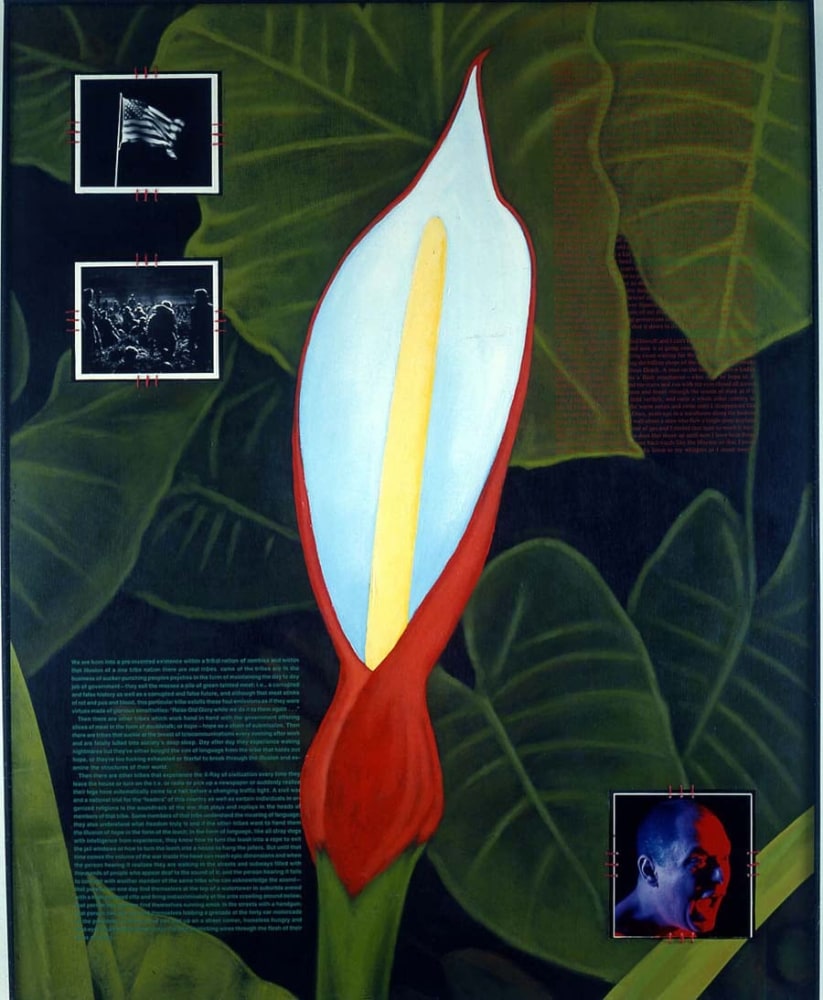 David Wojnarowicz

We are Born into a Preinvented Existence, 1990

acrylic, photo and string on masonite

60 x 48 ins.&amp;nbsp;

152.4 x 121.92 cm

&amp;nbsp;
