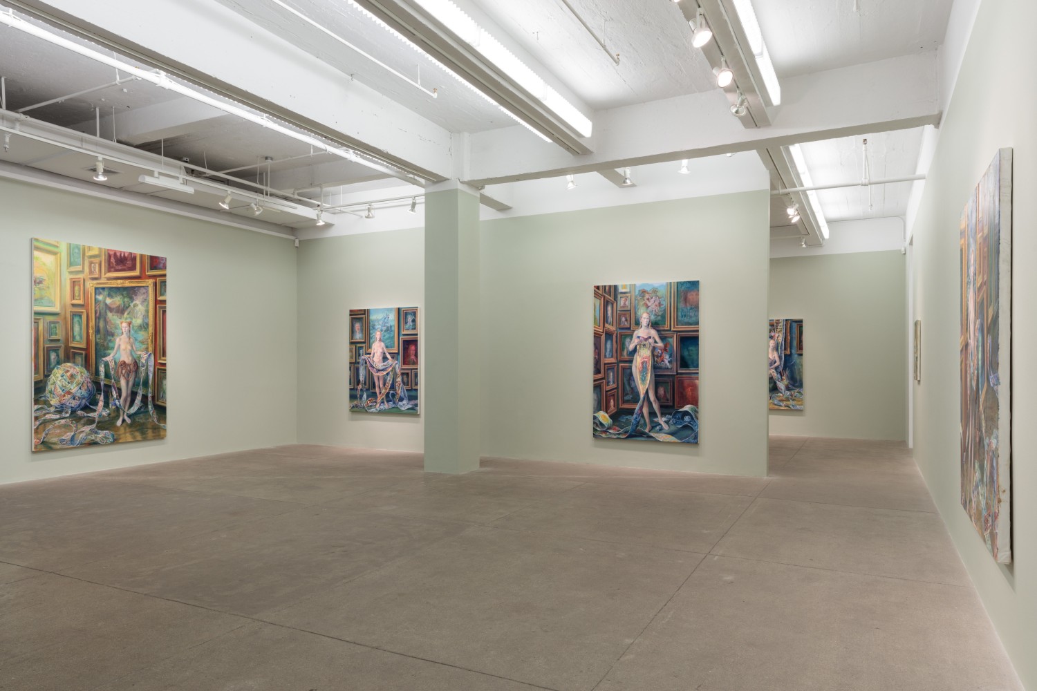 Julie Heffernan, Hunter Gatherer install 1