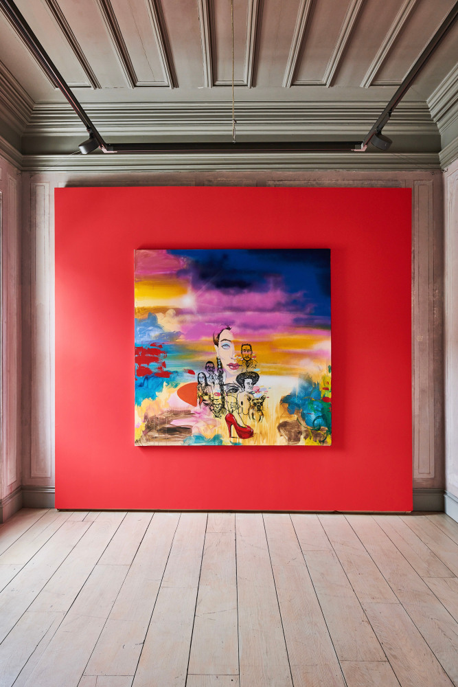 Installation view, Chris Daze Ellis - People and Places,&amp;nbsp;Sevil Dolmaci,&amp;nbsp;İstanbul, 2023. Image courtesy of Sevil Dolmaci.