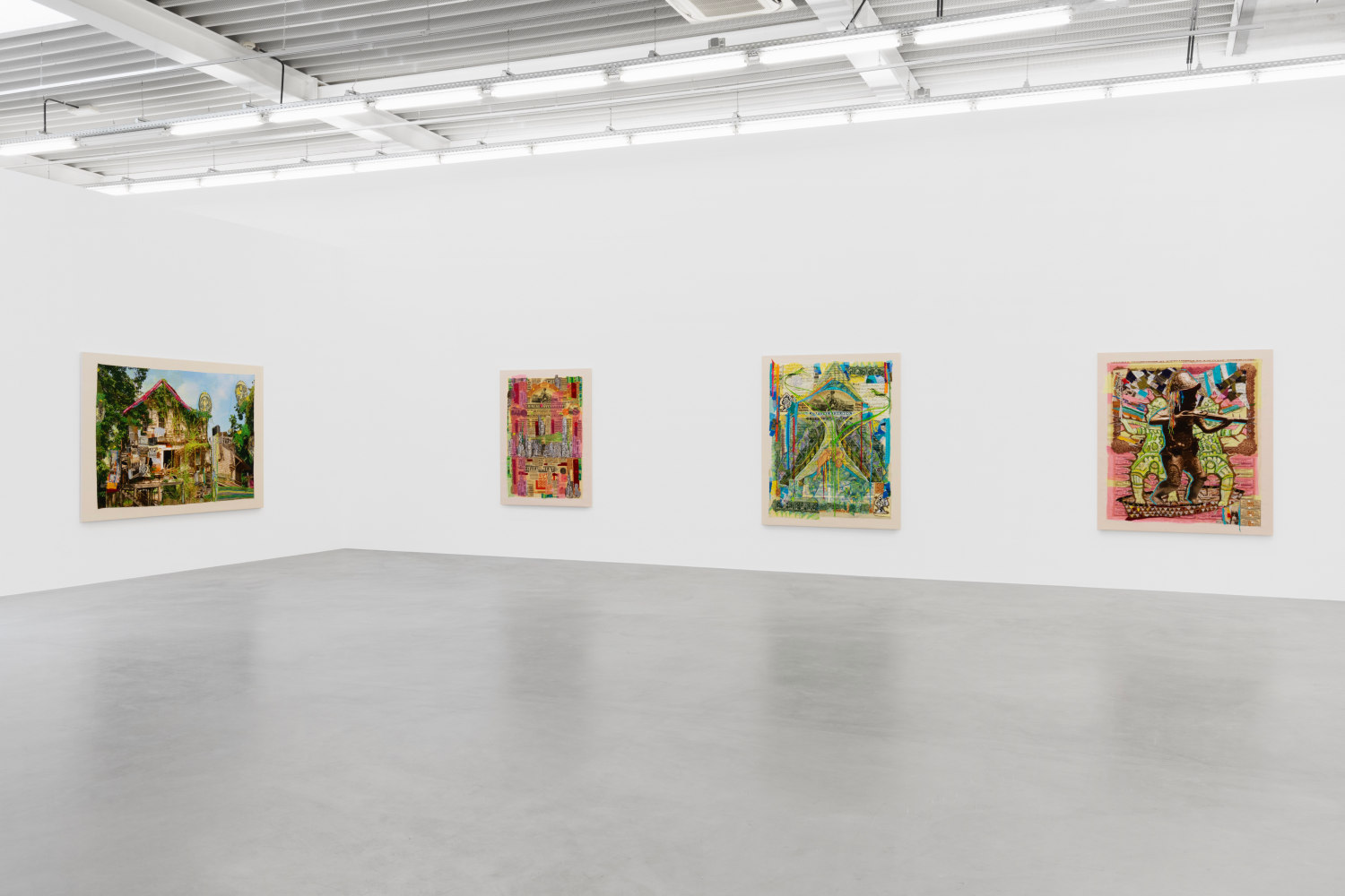 Raw Materials (Installation View) Almine Rech, Brussels, Belgium, March 7 - April 13, 2024. Courtesy of the artist and Almine Rech Gallery. Photo credit: Hugard &amp;amp; Vanoverschelde Photography.