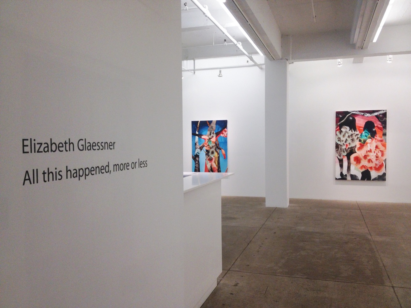 Elizabeth Glaessner, All this happened, more or less install 12