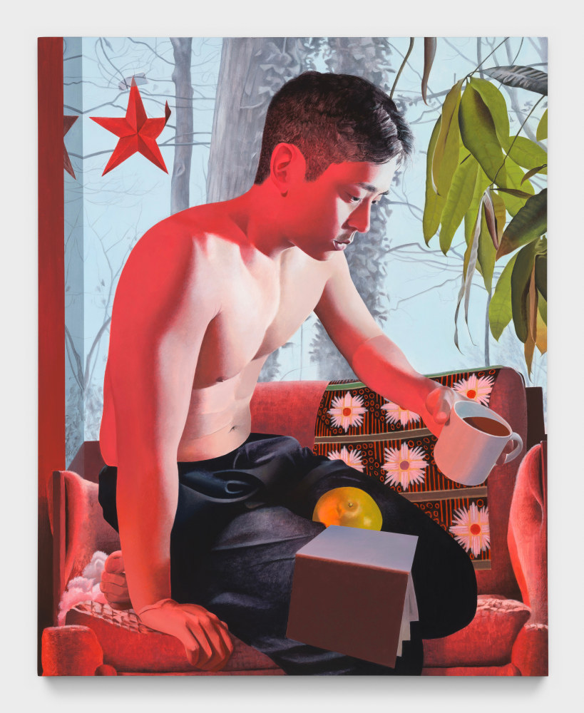 Kyle Dunn
Lucky Star, 2024
signed and dated on verso
acrylic on wood panel
30 x 24 ins.
76.2 x 61 cm