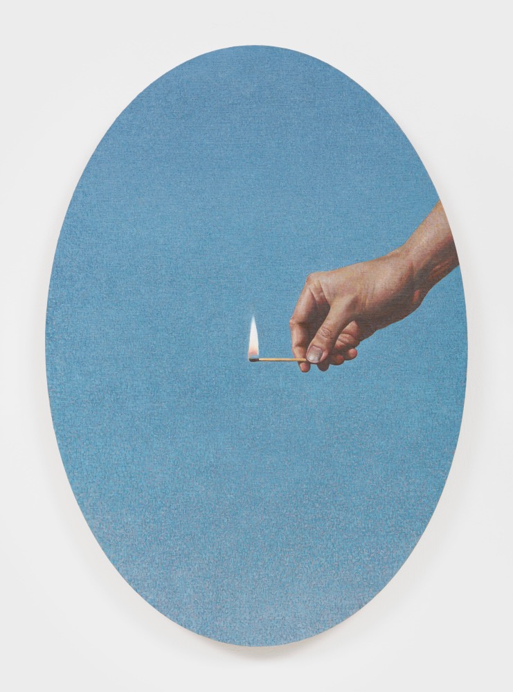 Joe Houston
Votive, 2024
oil on linen
22 3/4 x 16 x 1 5/8 ins.
57.8 x 40.6 x 4.1 cm