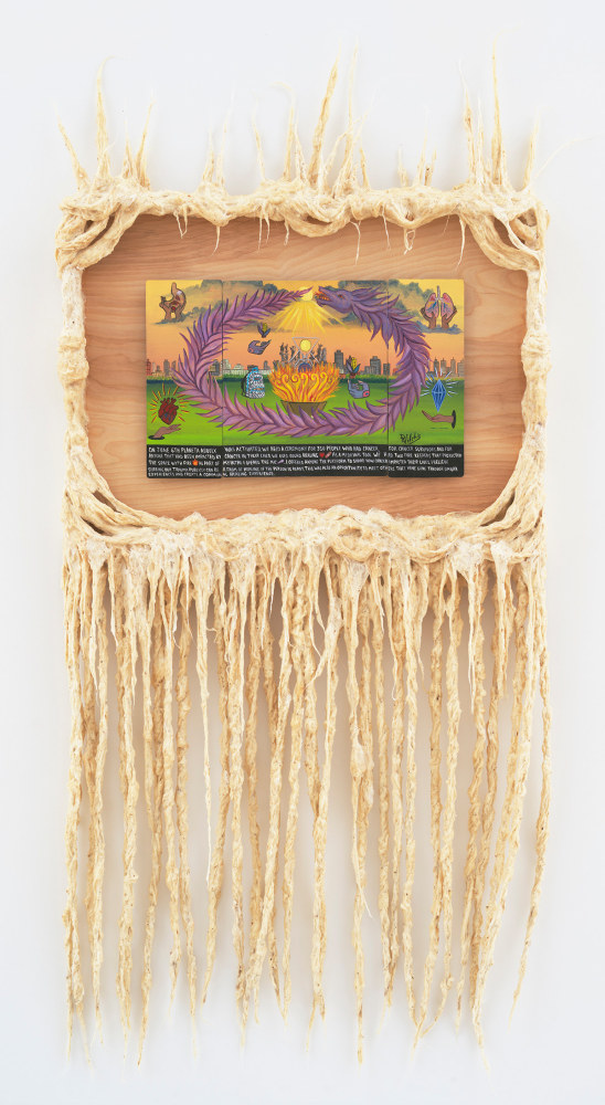 Guadalupe Maravilla, On June 6th Planeta Abuelx was activated Retablo, 2021