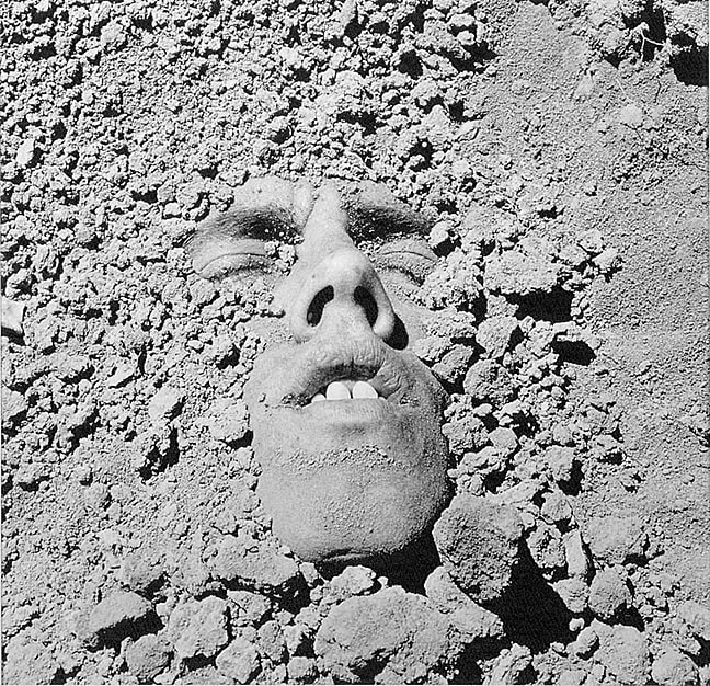 David Wojnarowicz
Untitled (Face in Dirt), 1991/2018
signed by Gary Schneider, and stamped by the Estate of David Wojnarowicz, verso
pigmented ink print on Hahnem&amp;uuml;hle Photo Rag 308 gsm
sheet: 16 x 20 ins. (40.6 x 50.8 cm)
image: 12 3/8 x 12 3/4 ins. (31.5 x 32.4 cm)