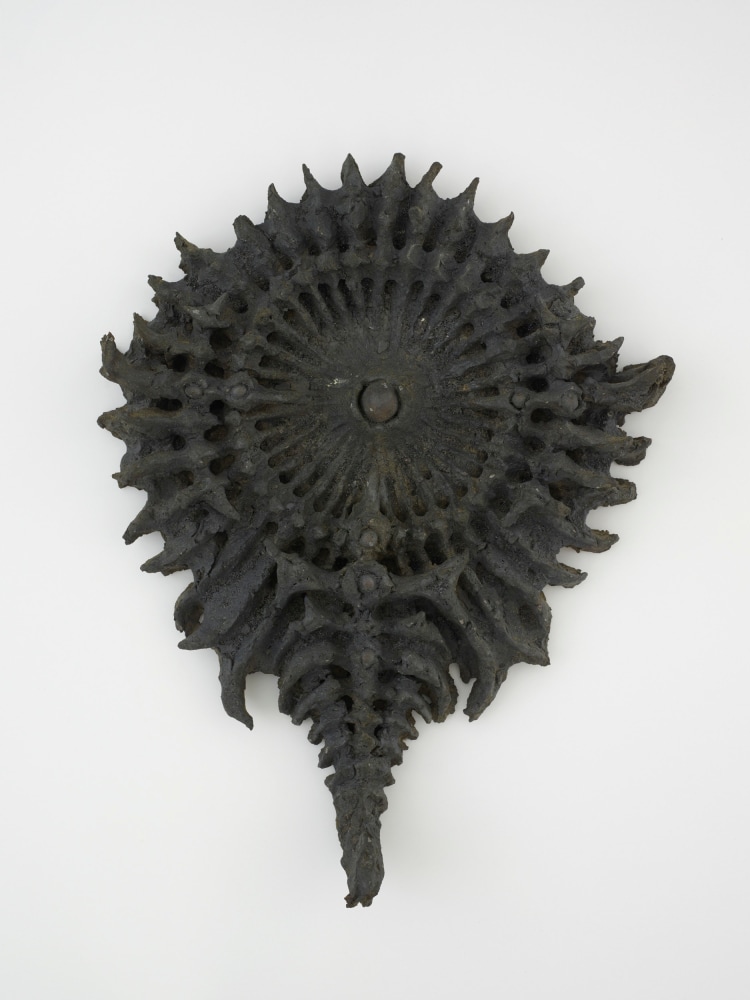 Martin Wong
Untitled (Spine Spiral), c. 1970-71
ceramic
15/0 x 11 3/4 x 3 in.
29.85 x 7.62 cm