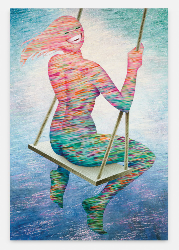 Robin F. Williams
Mood Swing, 2020
oil, acrylic and oil stick on canvas
78 x 53 ins.
198.1 x 134.6 cm