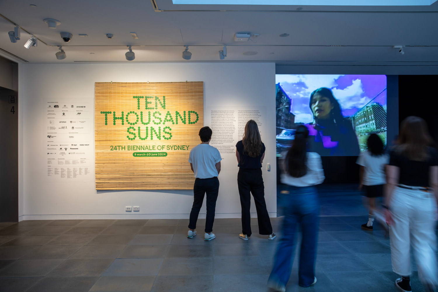 Installation view, 24th Biennale of Sydney, Ten Thousand Suns, 2024, Chau Chak Wing Museum, University of Sydney. Photograph: David James.