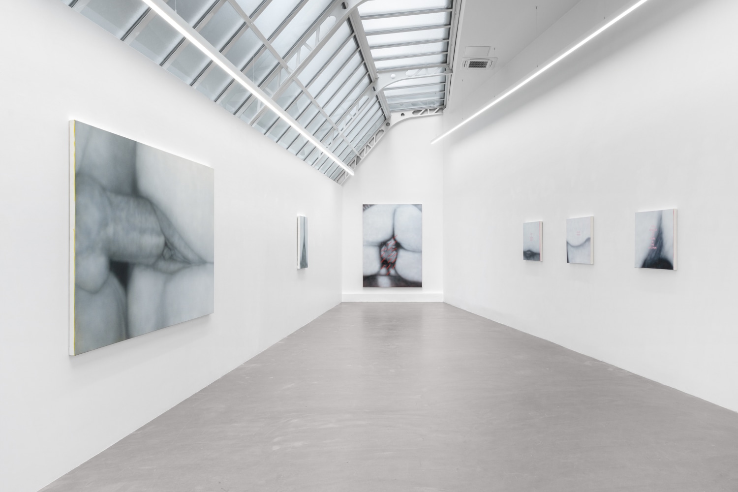 Sex Paintings (Installation View) Bremond Capela, Paris, France, April 26 &amp;mdash; May 31, 2025. Photo: Nicolas Brasseur.