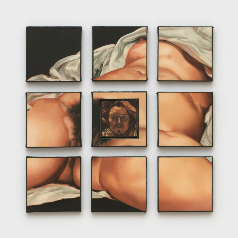 Dotty Attie
The Origins of The World, 1993
oil on linen, 9 panels
each: 6 x 6 ins. (15.2 x 15.2 cm)
overall: 20 x 20 ins. (50.8 x 50.8 cm)