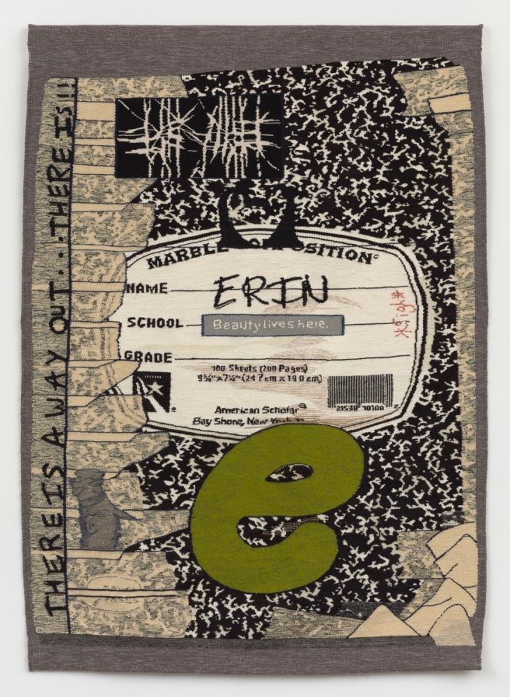 Erin M. Riley

Beauty Lives Here, 2020

wool, cotton

48 x 43 ins.&amp;nbsp;
121.92 x&amp;nbsp;109.22 cm&amp;nbsp;